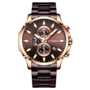 CURREN 8348 Full Steel Watch Band Quartz Watch Luminous Display Business Men Watch