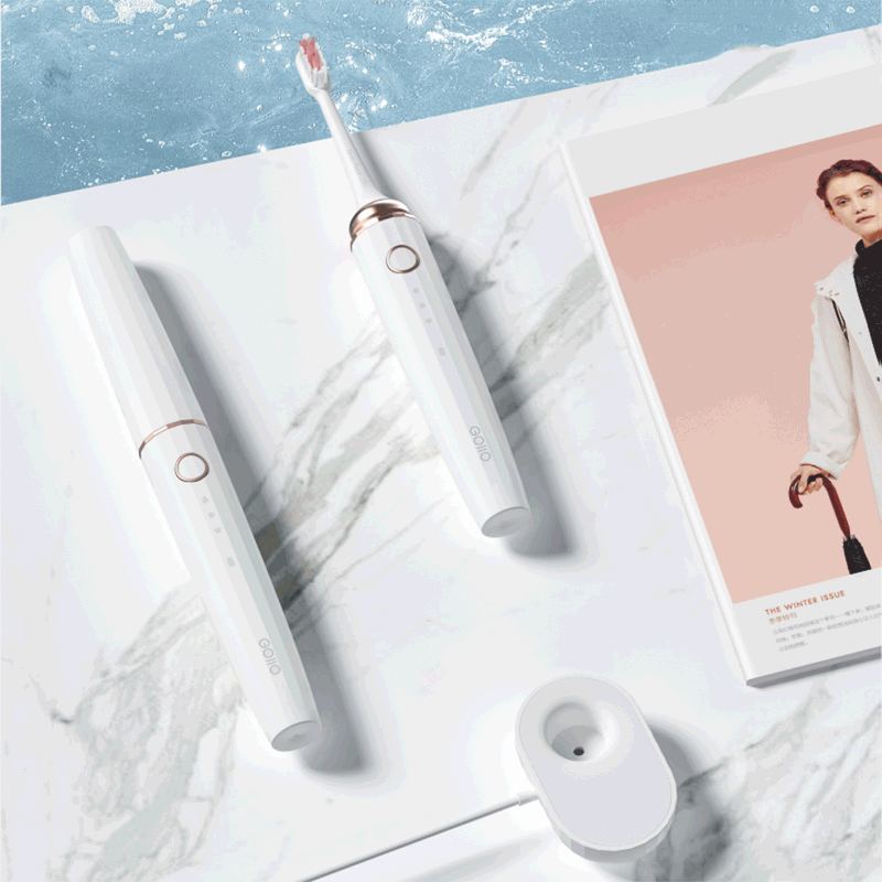 3life 110 Mini Portable Sonic Electric Toothbrush 3 Brushing Mode Wireless Inductive Charging IPX7 Waterproof for Traveling from Xiaomi Youpin