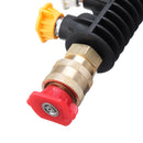 High Pressure Sprayer Nozzle Washer Interface Outer Wire 16.5mm with 5pcs GMP2.5 Nozzle