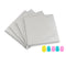 4PCS White Silicone Design Mat Drawing Tools with Basic Template + Insulation Silicone Finger Caps Kit for 3D Printing Pen