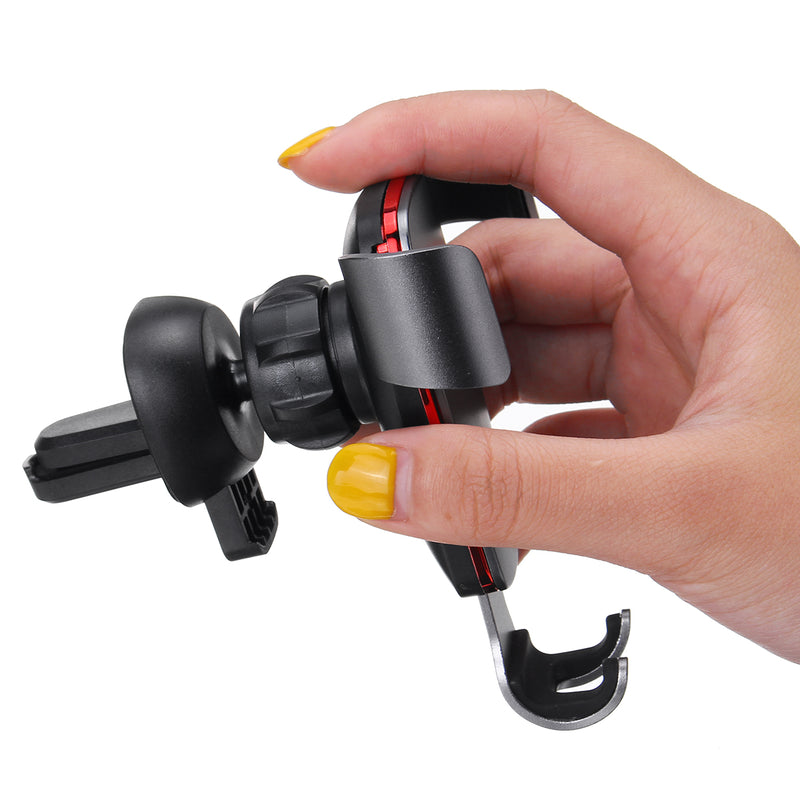 Cafele Metal Gravity One-handed Operation Air Vent Car Mount Car Phone Holder 360 Degree Rotation For 4.0-6.5 Inch Smart Phone