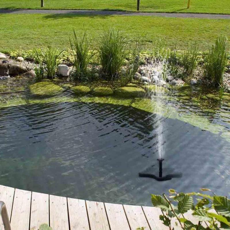 1.4W 5V High Power Floating Solar Fountain Water Pump Solar Panel Plants Watering Pool Garden Pumps