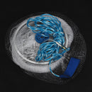 ZANLURE 2.4M 8FT Nylon Manual Fishing Net Spin Bait Casting Line Sinker Fishing Tools