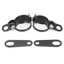 4pcs Motorcycle Front Rear Relocater Turn Signal Holder Fork Clamps Shock Bracket Cafe Racer