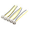 5Pcs T10 Connector Socket Bulb Light Harness PigTail T10 168 194 Rubber Wedge LED