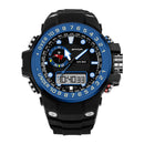SANDA 399 Dual Display Digital Watch Calendar Luminous Display Alarm Clock Watch Outdoor Sport Watch