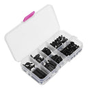 RJXHOBBY 180pcs M3 Nylon Spacer Screw Nut Assorted Kit With Box