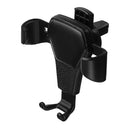 ABS Car Phone Holder Air Vent Outlet Stand Gravity Linkage Clip Mount for iPhone/Samsung/Xiaomi