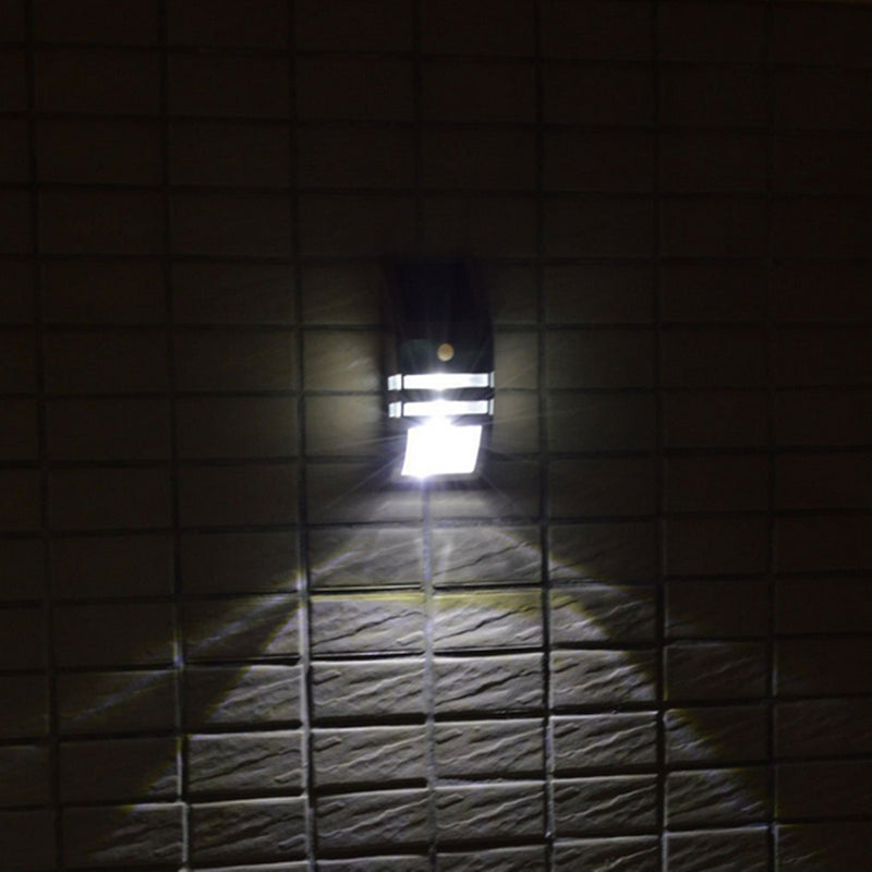 Outdoor Waterproof 2V 0.4W Solar Power Lantern PIR Motion Sensor LED Wall Light Lamp