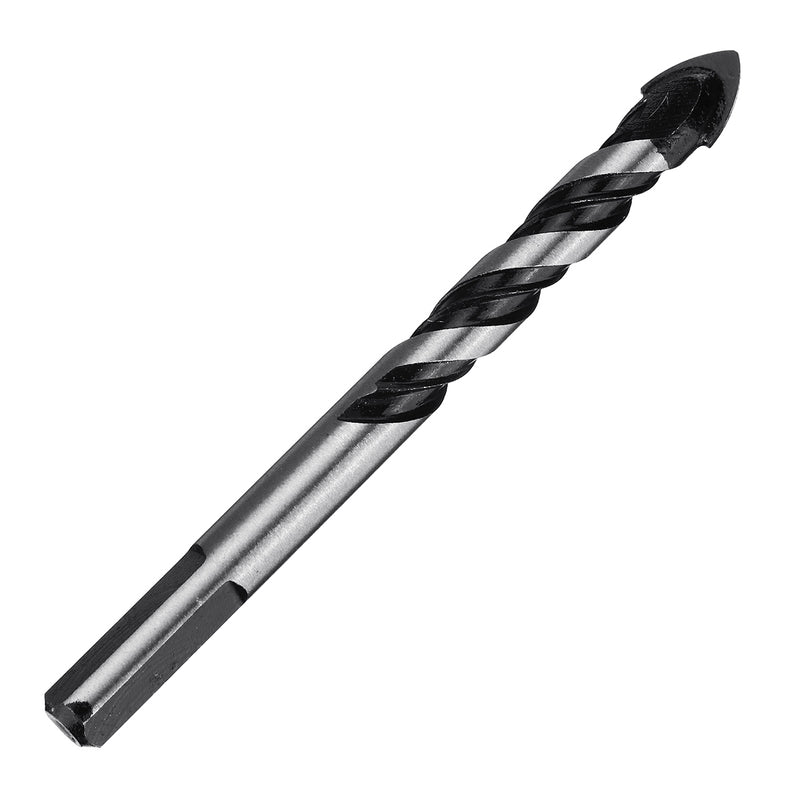 7pcs 3 to 12mm Black Triangle Twist Drill Bit Set Concrete Glass Ceramics Tile Marble Drill Bit