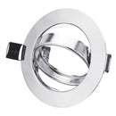 Round Shape Rotation Adjustable LED Downlight Ceiling Lamp Bracket for 70-75mm GU10 MR16 Light Bulb