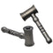 New Hammer Shape Metal Smoking Pipes with Cleaning Rod