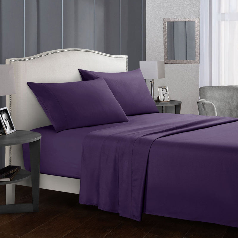 Luxury Bed Sheets Softest Bedding Sets Collection Deep Pocket Wrinkle & Fade Resistant