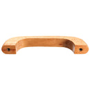 4pcs Varnish 96mm Wooden Cabinet Handle Pull Cupboard Drawer Pull Closet Door Hardware Handle