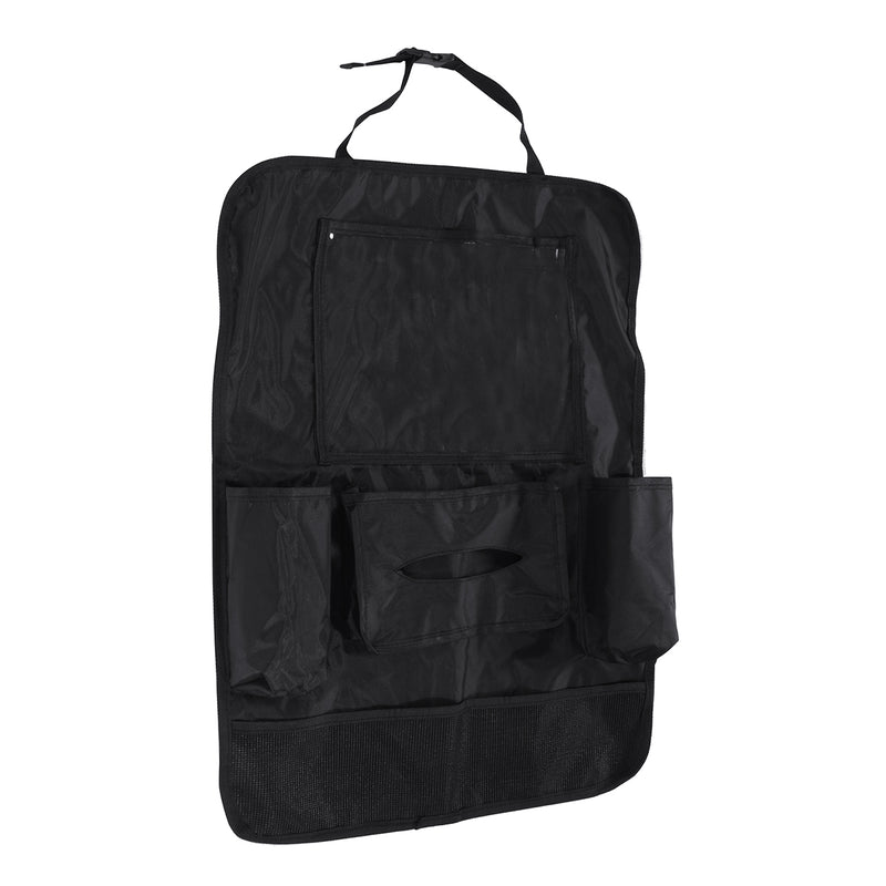 64 x 46cm Car Seat Back Storage Bag Organizer with Touch Screen Tablet Holder Box