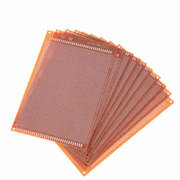 10pcs Universal PCB Board 12x18cm 2.54mm Hole Pitch DIY Prototype Paper Printed Circuit Board Panel Single Sided Board
