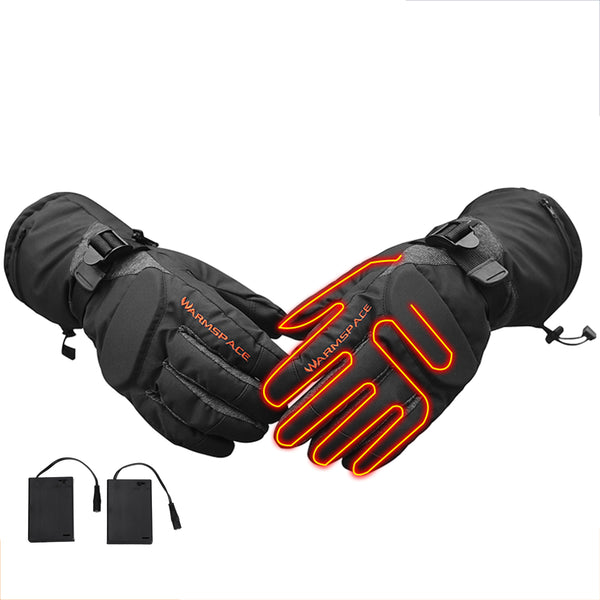 Electric Heating Gloves Skiing Motorcycle Heated Gloves Winter Hand Warmer 3 Gear Temperature Adjustment