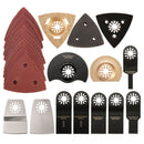 34pcs Saw Blades Case Set for Bosch Fein Makita Oscillating Multitool Oscillating Tools