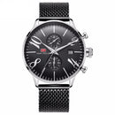MINI FOCUS MF0135G Waterproof Business Style Men Wrist Watch Date Display Quartz Watch