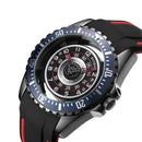 RUIMAS 549 Hollow Design Silicone Sport Men Watch Fashionable Quartz Watches