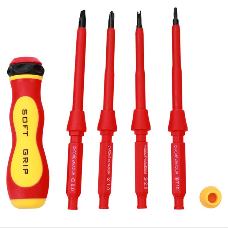 8Pcs Insulated Screwdriver Set W/ Magnetic Screwdriver Bits Electrician Repair Tools Kit