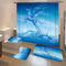 Waterproof Fabric Hooks Bathroom Shower Curtain Pineapple Fruit Bathroom New