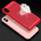 Mesh Heat Dissipation Anti Fingerprint Hard PC Protective Case For iPhone X