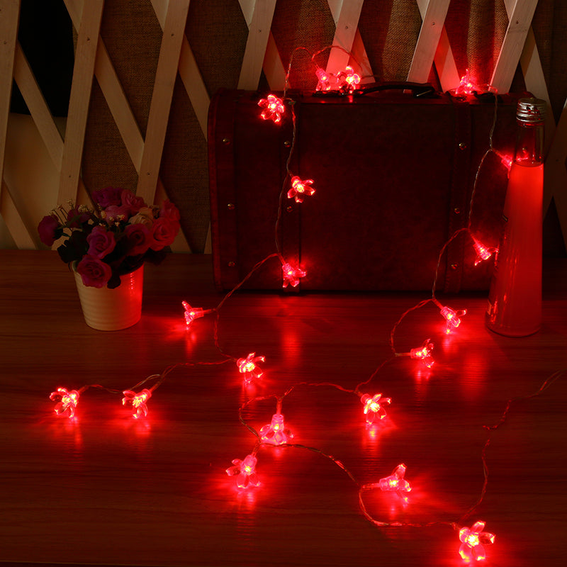KCASA 5M 50 LED Sakura Flower String Lights LED Fairy Lights for Festival Christmas Halloween