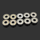 Machifit 10pcs 626ZZ 6x19x6mm Steel Sealed Shielded Deep Groove Ball Bearing