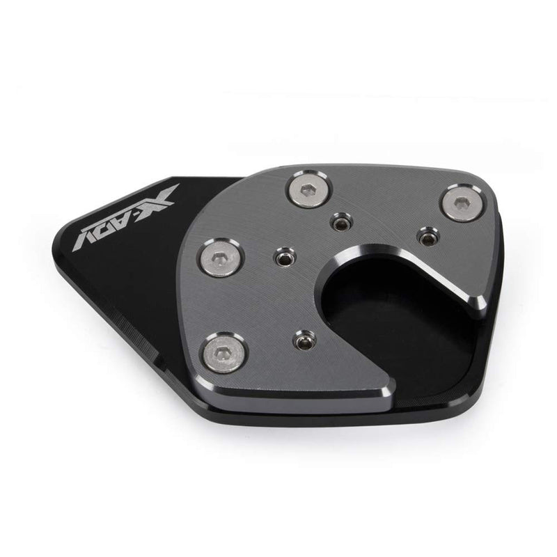 Kickstand Plate Pad Motorcycle Foot Pegs Stand Enlarger Extension CNC Aluminum for Honda X-ADV XADV 2017 2018