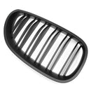 Pair New Matte Black Front Grill Grille Kidney For BMW E60 E61 5 Series M5 03-09