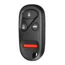 4 Buttons Remote Key Fob Case Cover + Battery 315MHz for Honda Accord 1998-2002
