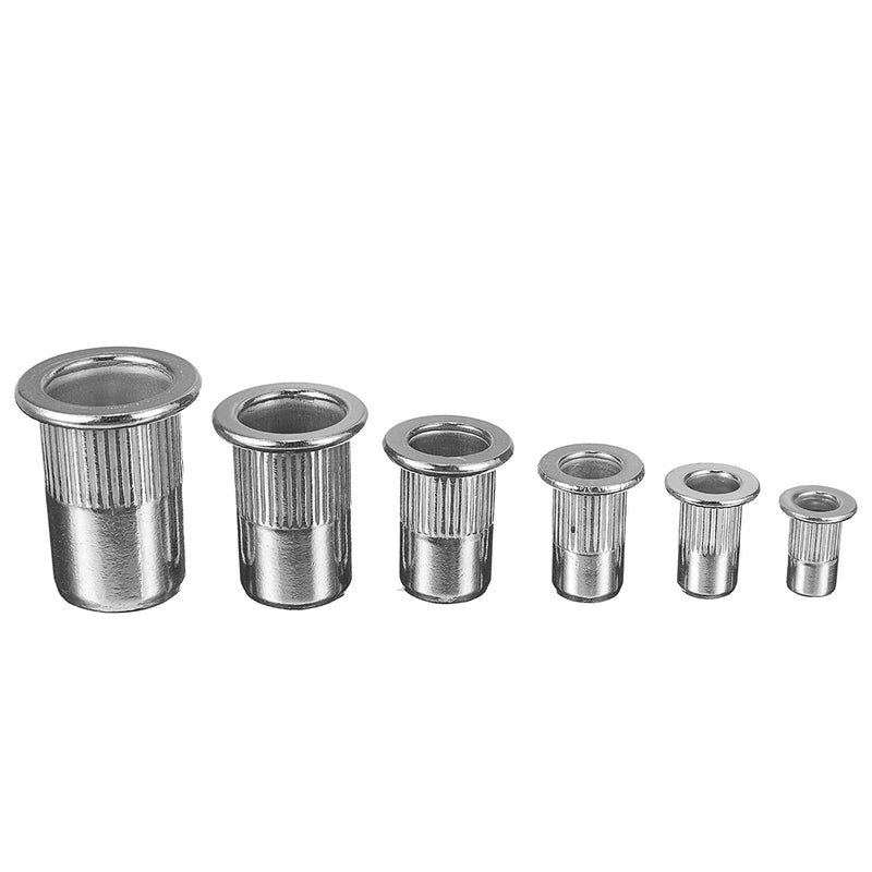93Pcs Stainless Steel Rivet Nut Rivnut Insert Nutsert KIT M3 M4 M5 M6 M8 M10