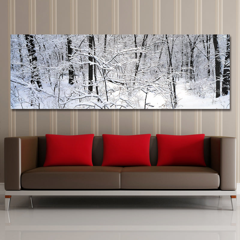 DYC 10494 Single Spray Oil Paintings Photography Forest Snow Scene Painting WallArt For Home Decoration Paintings