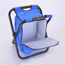 Outdoor Portable Folding Chair Waterproof 600D Oxford Cooler Ice Bag Foldable Seat Stool Camping Picnic