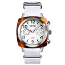 SKMEI 9186 Unique Design Multi-dial Luminous Waterproof Women Wristwatch Quartz Watch