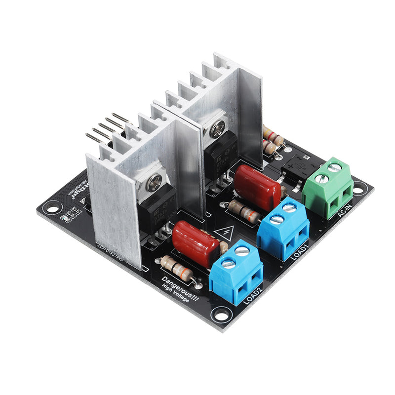 AC Light Dimmer Controller Module for PWM Control 2 Channels 3.3V/5V Logic AC 50/60hz 220V/110V