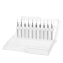 10pcs 3.175mm Shank Micro Drill Bits 0.3/0.4/0.5mm PCB Carbide Drill Bit CNC Engraving Tool