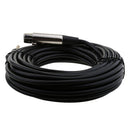 33FT XLR 3-Pin Female To 6.35mm Mono Plug Pro Audio Cable Microphone Signal Lead