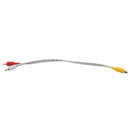 32cm RCA Female to 2 RCA Male Plug Audio Adapter Y Splitter Connector Cable