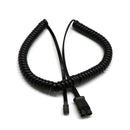 Quick Disconnect to RJ9/10/11 Telphone Headset Cable Adapter Coiled for Superset 4000 Series, Models 4015, 4025, 4125, 4150, Mitel IP Series, Models 5020, 5020i, 5140, 5220