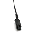 Quick Disconnect to RJ9/10/11 Telphone Headset Cable Adapter Coiled for Superset 4000 Series, Models 4015, 4025, 4125, 4150, Mitel IP Series, Models 5020, 5020i, 5140, 5220