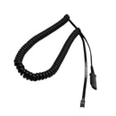 Quick Disconnect to RJ9/10/11 Telphone Headset Cable Adapter Coiled for Superset 4000 Series, Models 4015, 4025, 4125, 4150, Mitel IP Series, Models 5020, 5020i, 5140, 5220