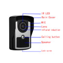 Smart Home WiFi Remote Video Door Phone Intercom Doorbell Camera HD 720P Support P2P Alarm IR Night Vision Supports iOS/Android System