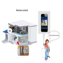 Security Apartment Wifi Video Door Phone Wireless Intercom Wifi Doorbell Camera HD 1080P Support Motion Detect Alarm,IR Night Vision, Cloud Storage.Remote Unlocking
