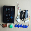 Security Apartment Wifi Video Door Phone Wireless Intercom Wifi Doorbell Camera HD 1080P Support Motion Detect Alarm,IR Night Vision, Cloud Storage.Remote Unlocking