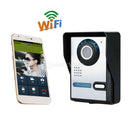Security WIFI Wireless Video Doorphone Camera Wide Angle Motion Detection Alarm WIFI Doorbell Wireless Internet & Smartphone Access for IOS Android