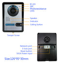 Security WIFI Wireless Video Doorphone Camera Wide Angle Motion Detection Alarm WIFI Doorbell Wireless Internet & Smartphone Access for IOS Android