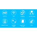 Hiseeu Wireless Network IP Camera Wifi Smart Security Defender for Family Indoor 720P HD CCTV Night Vision Two-Way Audio Support Android IOS PC