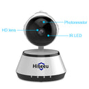 Hiseeu Wireless Network IP Camera Wifi Smart Security Defender for Family Indoor 720P HD CCTV Night Vision Two-Way Audio Support Android IOS PC